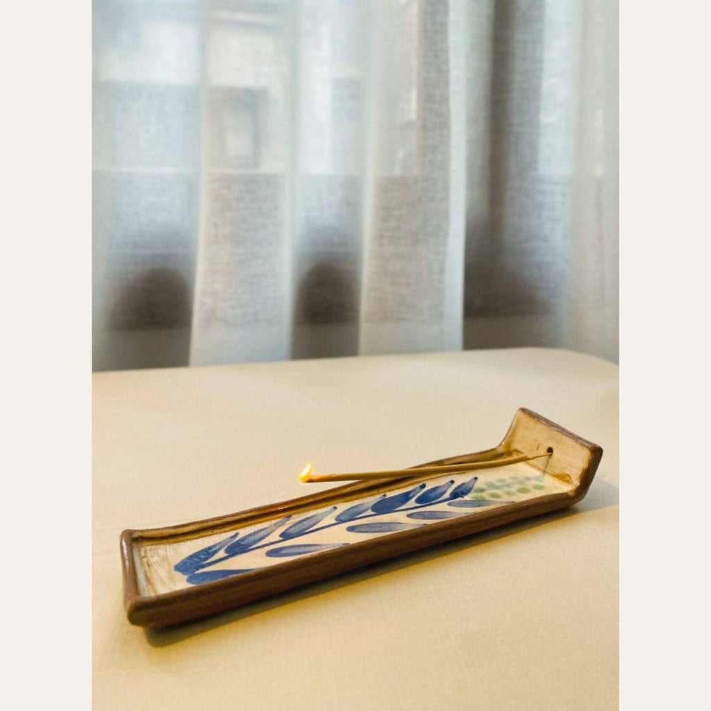 Kiln Pottery Studio Hand-Painted Incense Holder Incense Holder Handmade Egypt