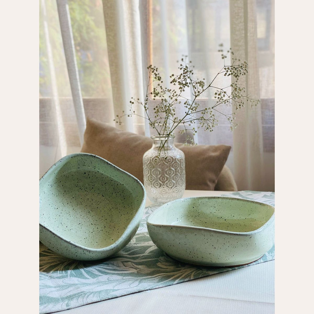 Kiln Pottery Studio Set Of 3 Tajen Pottery Handmade Egypt