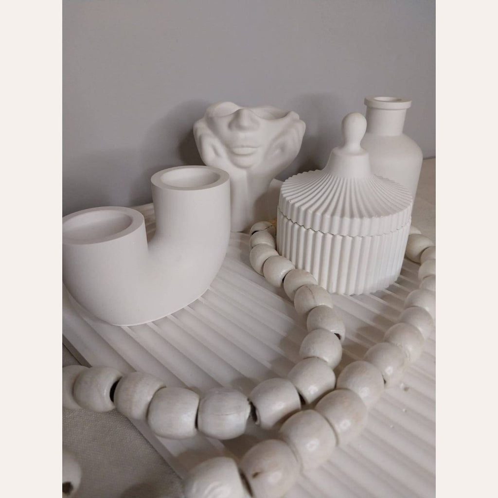 Crafted Galleria Concrete Candle Holder Handmade Egypt