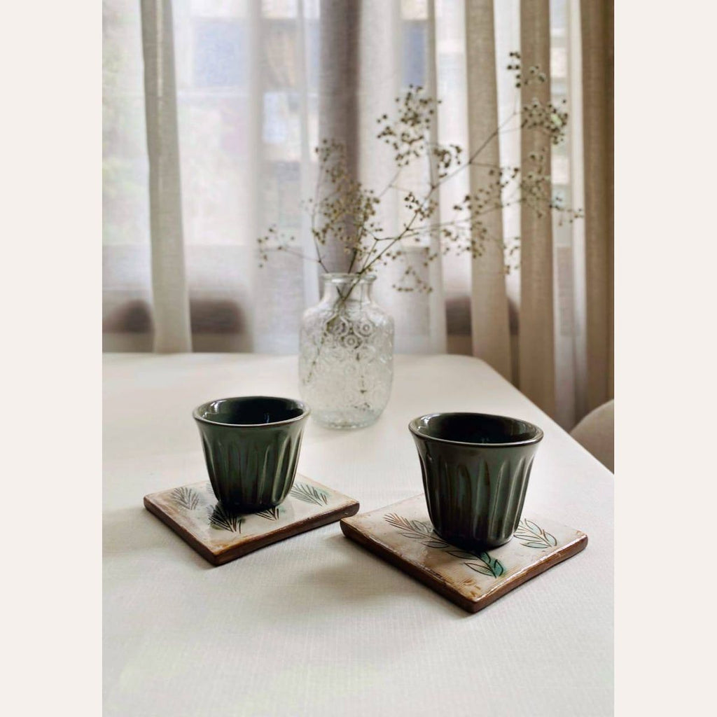 Kiln Pottery Studio Nespresso Cup Cups Handmade Egypt