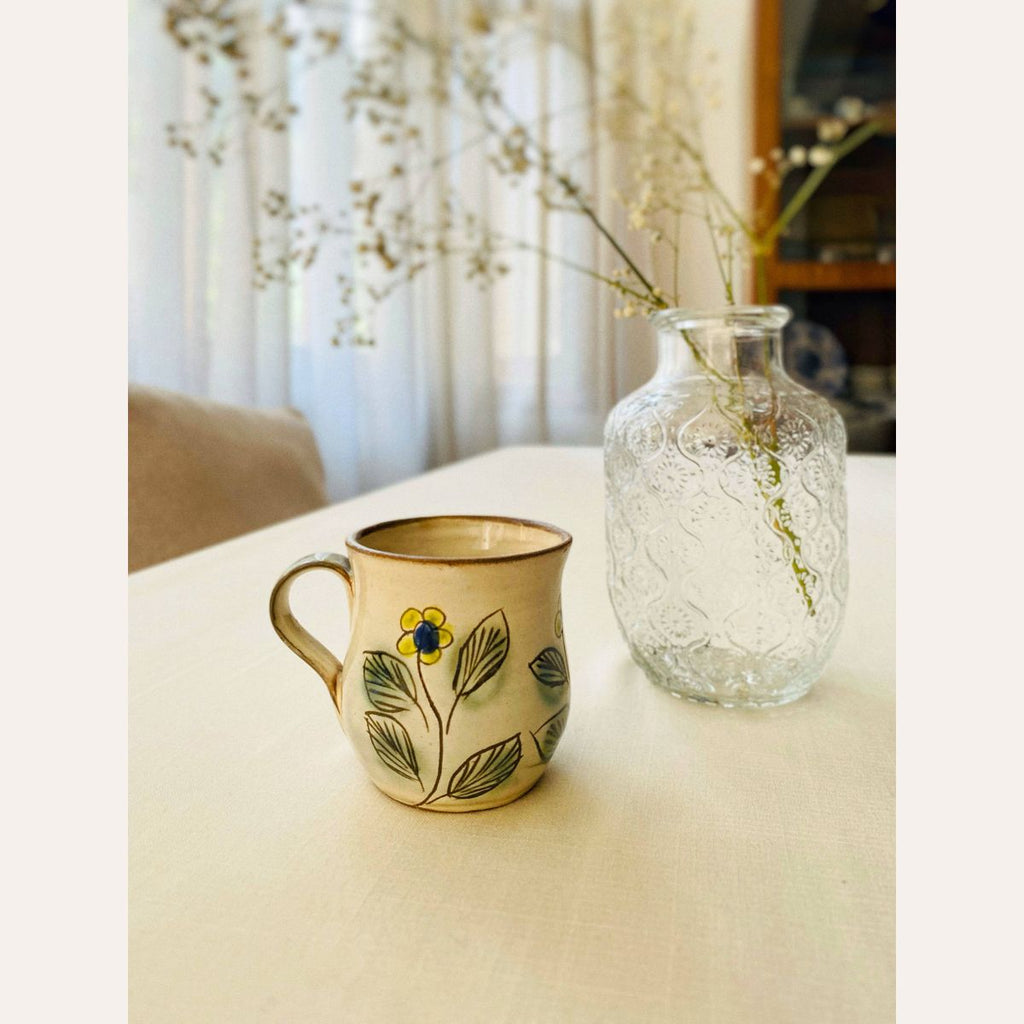 Kiln Pottery Studio Leaf Cup Cups Handmade Egypt