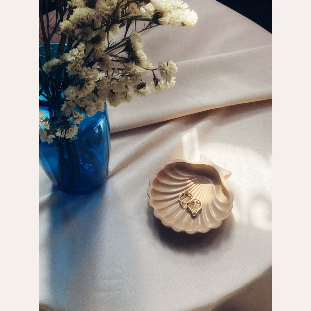 Craftstone Shell Jewelry Holder Handmade Egypt